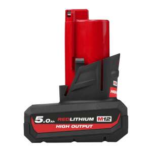 Milwaukee M12 akut - 5,0AH HIGH OUTPUT HB5