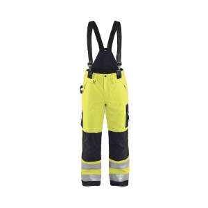 Blåkläder 1885 highvis talvihousut henkseleillä