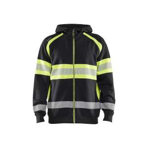 Blåkläder 3552 highvis huppari vetoketjulla