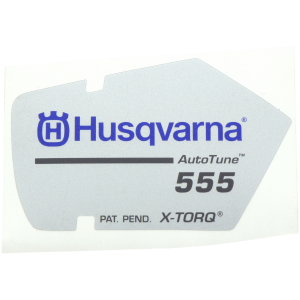 Husqvarna label  h555