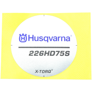 Husqvarna label,recoil